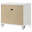 Esat 2-drawer Nightstand Bedside Table White
