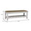 Banc blanc antique