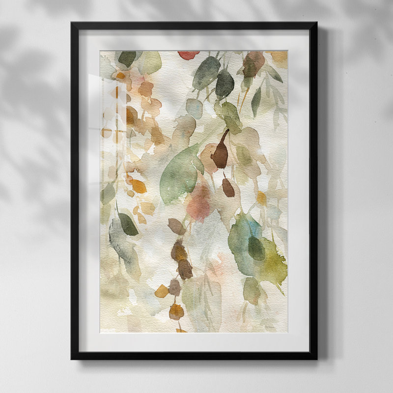 Neutral Spring II, reproduction encadrée, Blanc, Papier avec cadre noir