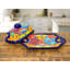 Bungalow Rose Mikiah Ceramic Handmade Mexican Talavera Butter Serving Dish