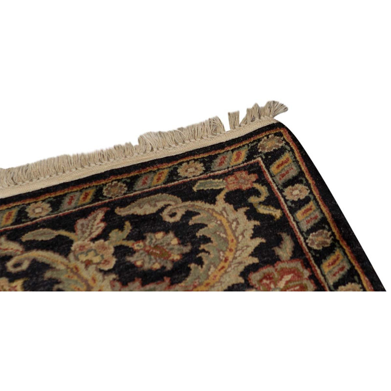 Handmade Silk and Wool Oriental Area Rug