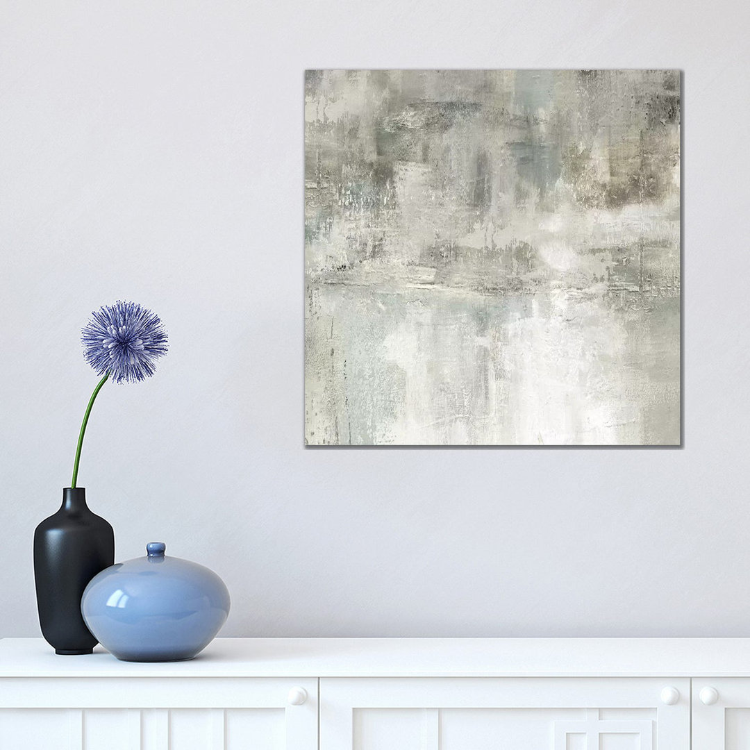 Misty Lake by Carol Robinson - Graphic Art Print on Canvas