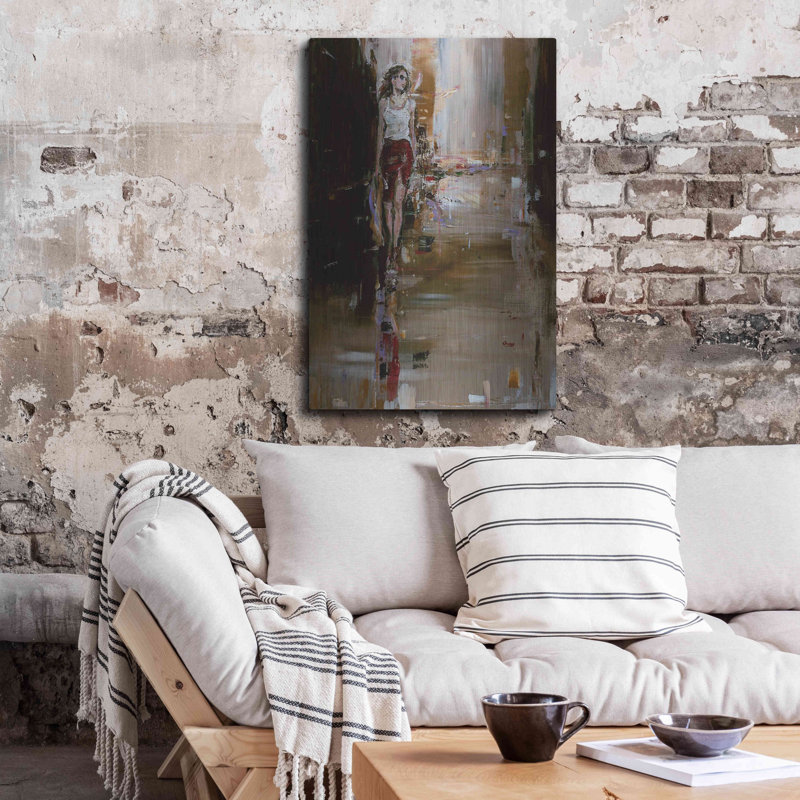 " Down Town " by Oscar Alvarez Pardo, 36" H x 24" W