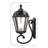 Royal Bulb Solar Light Wall Mount Black-1406843468