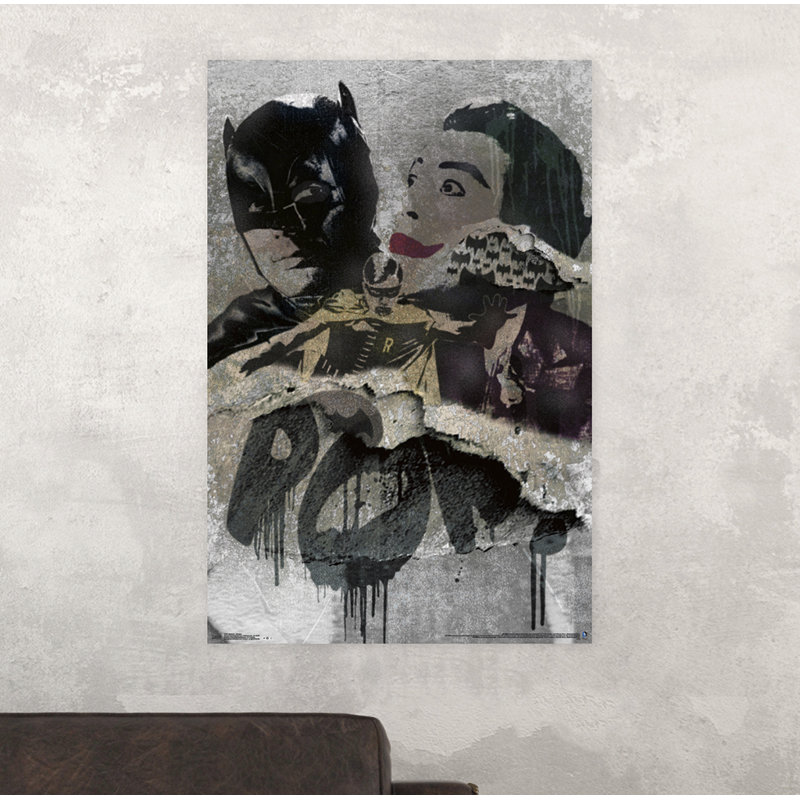 Impression sur papier batman-grunge