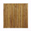 Table de patio industrielle en bois et métal