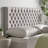 Queen Size Bedroom Headboard, Grey Upholstered, Contemporary Decoration, Assembly Tools Supplied Fabric Bedroom, Modern Design, Required-271589925