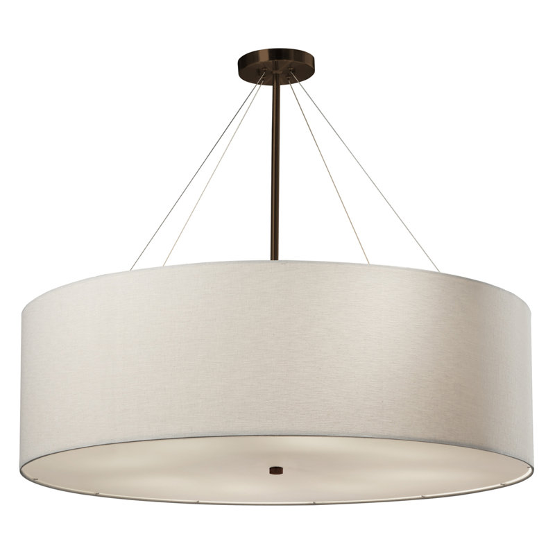 Brentview 8 - Light Single Pendant, White, E26/Medium (Standard), Matte Black
