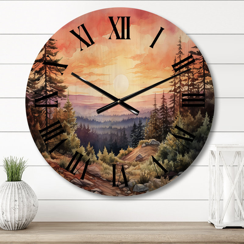 Horloge murale pin, Moyenne
