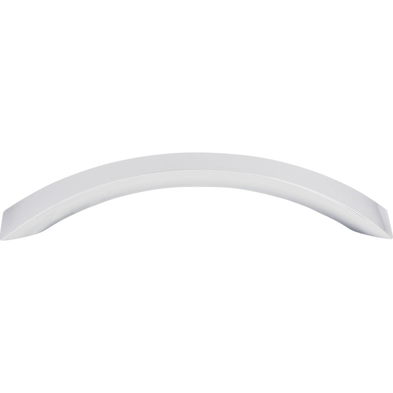 Crescent Flair 5 1/16" Center to Center Bar pull, Polished Chrome