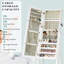 Armoire pour bijoux Pearl White Slim HD