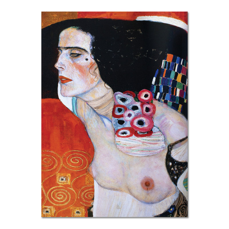 Salome by Gustav Klimt - No Frame Painting on Plastic / Acrylic, 95cm H x 65cm W