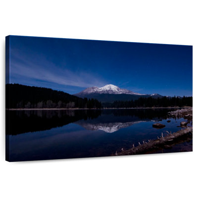Alvord Shasta Mountain At Night
