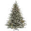 Lighted Artificial Fir Christmas Tree-50338610