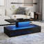 Pedestal Coffee Table with Storage-1228329217