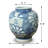 Approx.10" High Blue Vase with Sun Flower