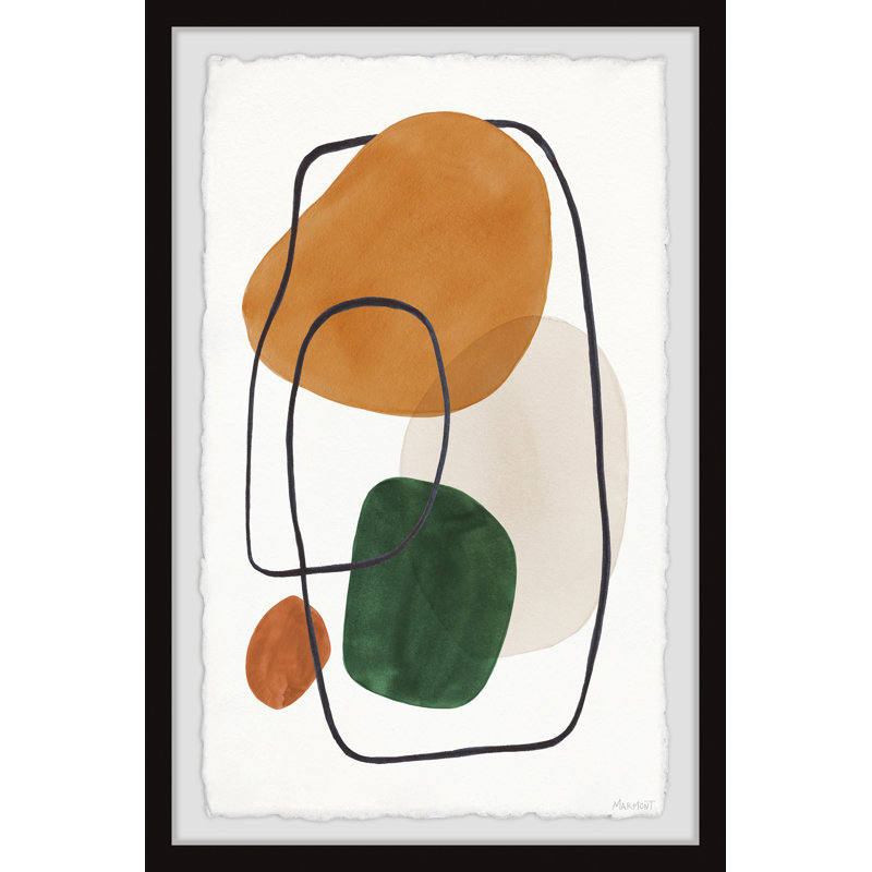 Virtually Connected - Single Picture Frame Painting, 45cm H x 38cm W x 3.81cm D