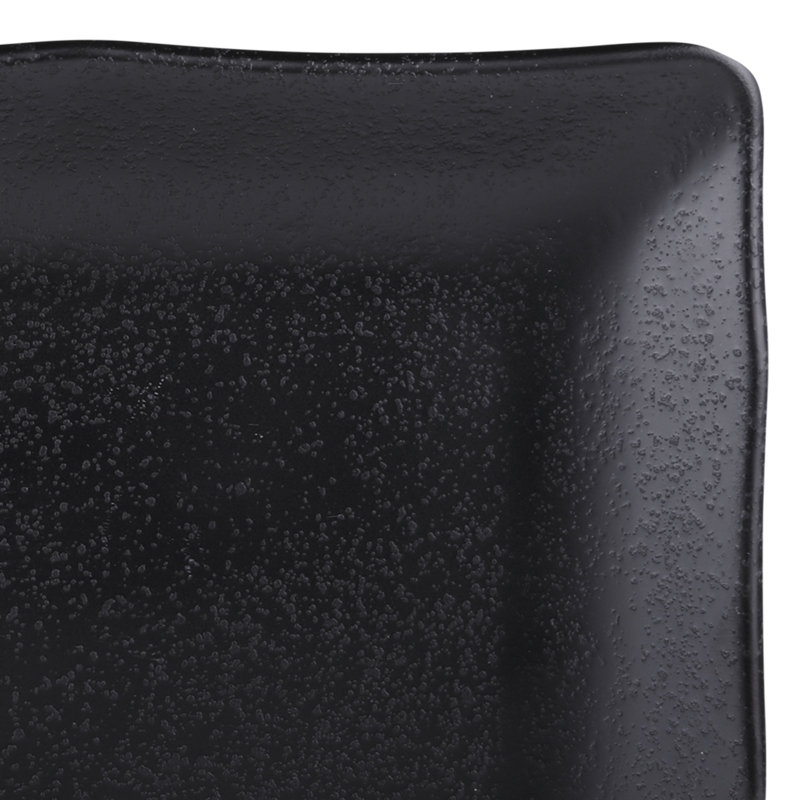 Elite Global Solutions Zen Melamine Platter, Black