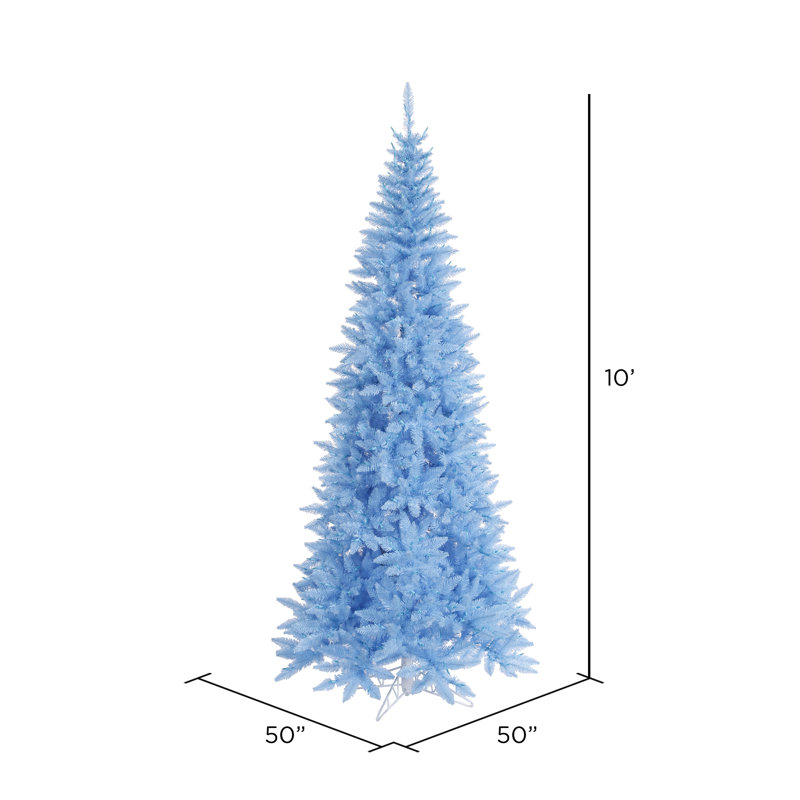 Sky Blue Fir Artificial Fir Christmas Tree, 10' H