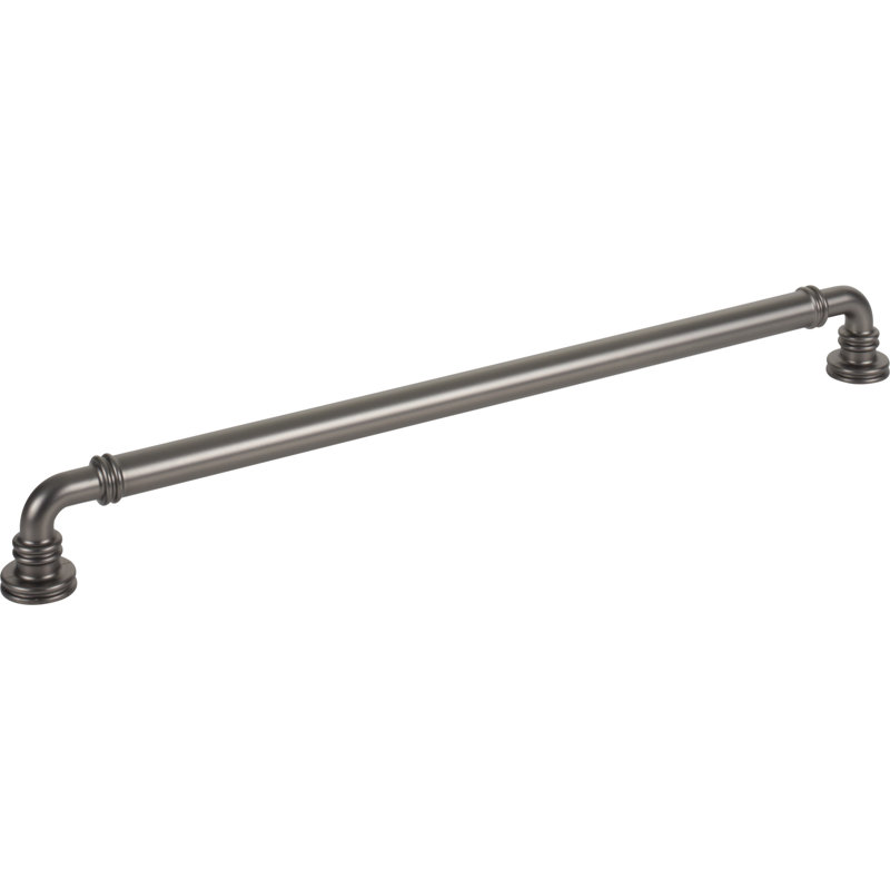 Cranford Bar Pull, Ash Gray, 12" Center to Center