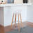 Counter Stool with Solid Wood Frame
