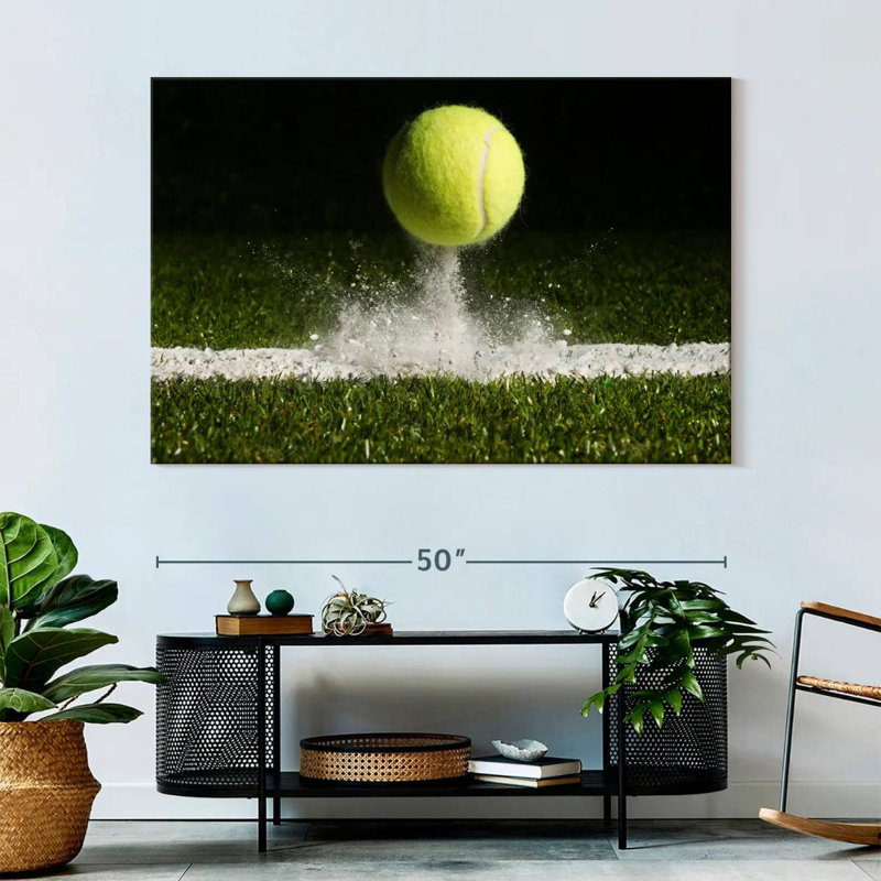 Match Match Tennis sur toile, H 34 po x l 51 po x P 1,25 po