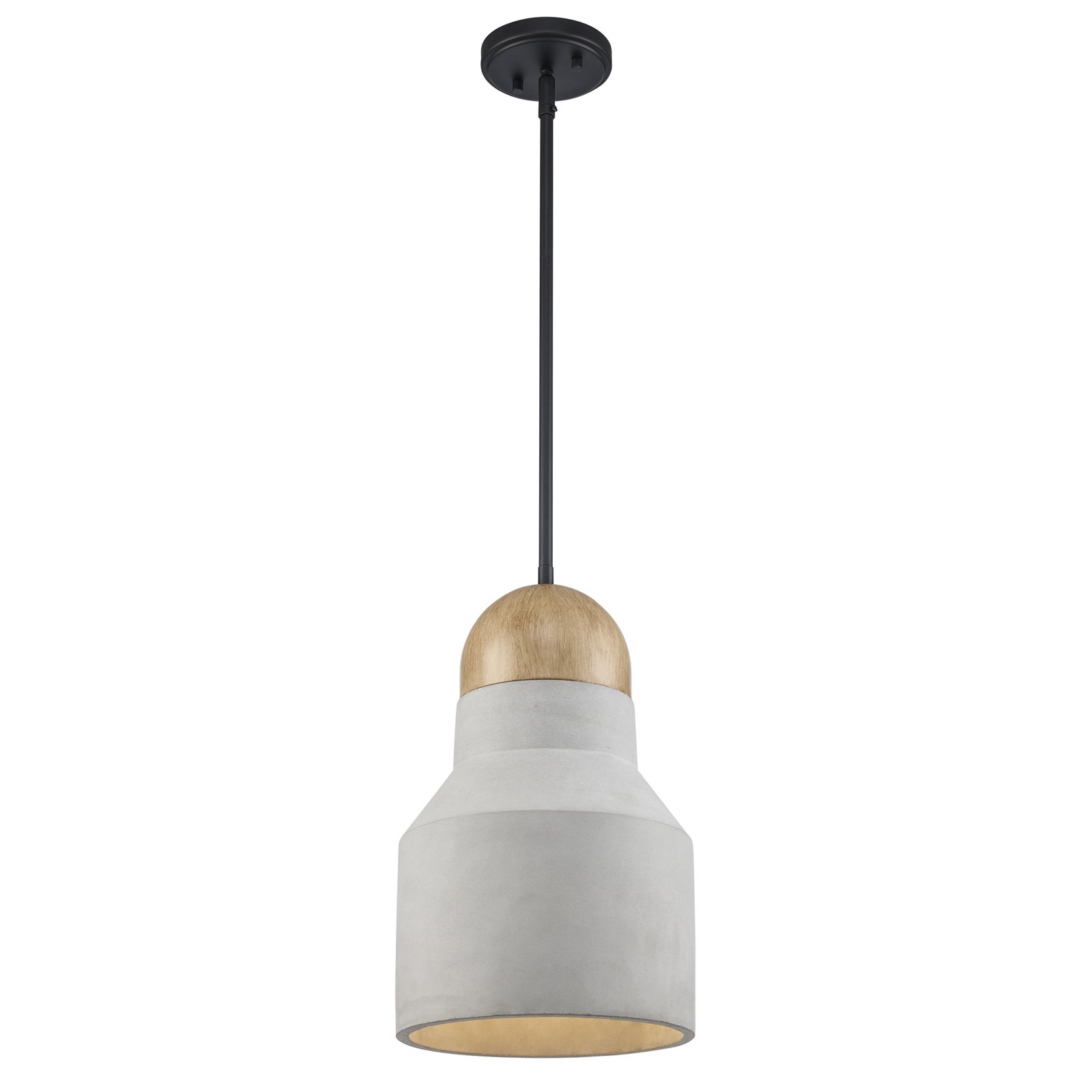Zac 1 - Light Single Pendant, 16.50" H x 9.80" W x 9.80" D