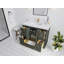 Meuble-lavabo simple 42 po avec plateau en quartz Boston-101216732