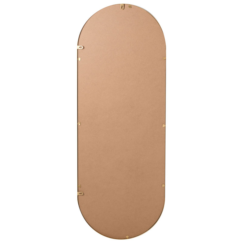 Metal Oval Floor Mirror