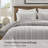 Anslee Grey 100% Cotton Yarn Dyed 3-Piece Full/Queen Comforter Set-125591728-27614882