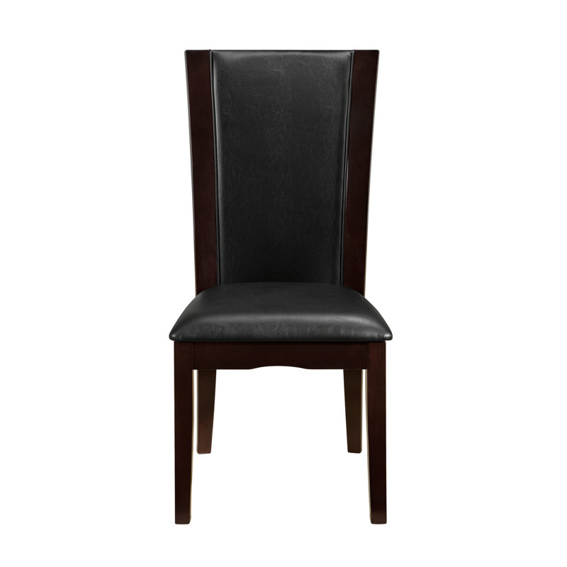 Ensemble de 2 chaises d'appoint de salle à manger Modern Modern, Espresso