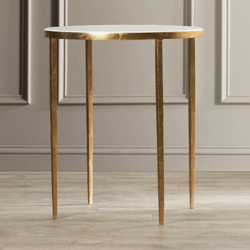 Oxendine Marble Top End Table