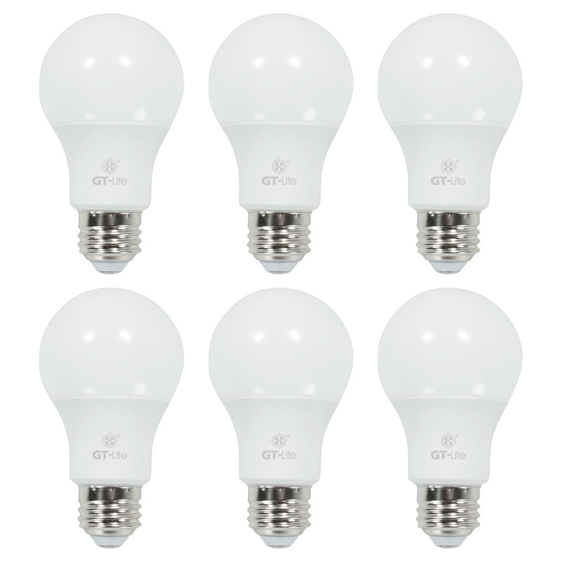 E26 / moyenne (standard) ampoule à DEL 3 voies 1500 lumens 30/70 / 100W (ensemble de 6), 5000 K