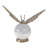 Decorative Home Decor Butterfly Statue With Orb Base - Figurine Style Sculpture Decorative Objects For Living Room - 8", Gold
