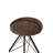 Swivel Upholstered Counter Stool with Metal Frame-274060454