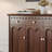 16 Pair Solid Wood Shoe Storage Cabinet