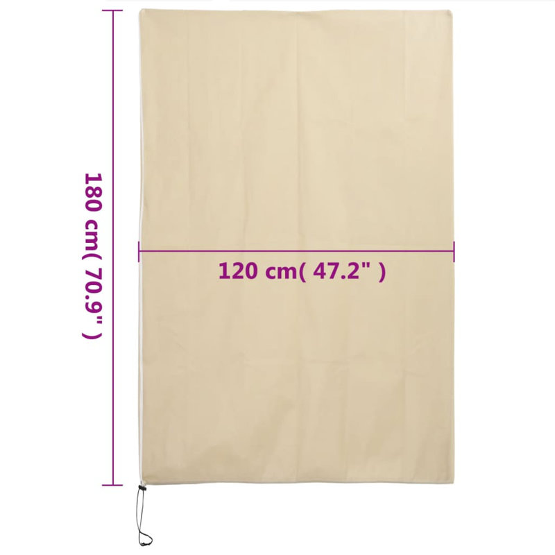 Birck Tree Protection Mat, Beige, 180cm H x 120cm W