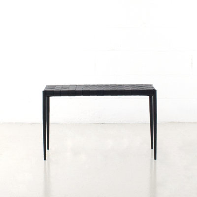 Banc en similicuir Bensonhurst
