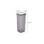 Ensemble de boîte de rangement durable (9 pièces), couleur anthracite, 3 x 4 x 3,7 po (550 ml), 3 x 4 x 6,5 po (1200 ml), 3 x 4 x 9,6 po (1750 ml) | 100% plastique, sans BPA, va au lave-vaisselle | Idéal pour organiser la maison et le bureau