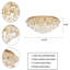 Lustre semi-encastré en cristal-126593902