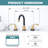 Widespread 2-handle Bathroom Faucet with Drain Assembly-119602932