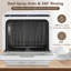 Freestanding Mini Dishwasher Table Top 5 Programs 5l Water Tank Touch Control