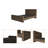 Braga Full Size Bed Base, Headboard