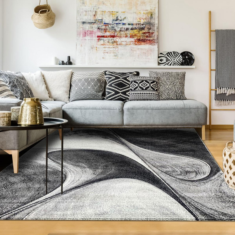 Monarch Abstract Area Rug, Rectangle 160 x 230cm