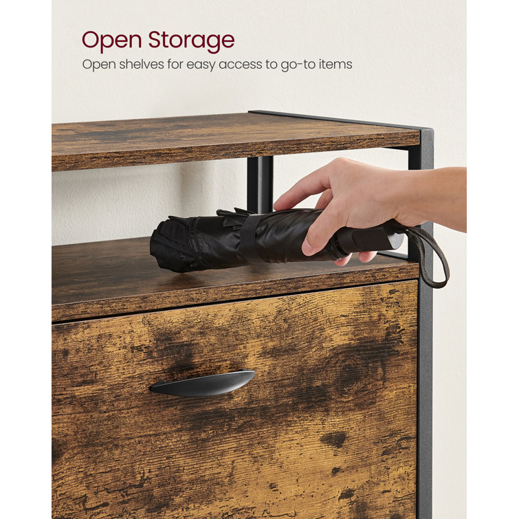 Open 18 Pair Shoe Storage Cabinet 17 Stories