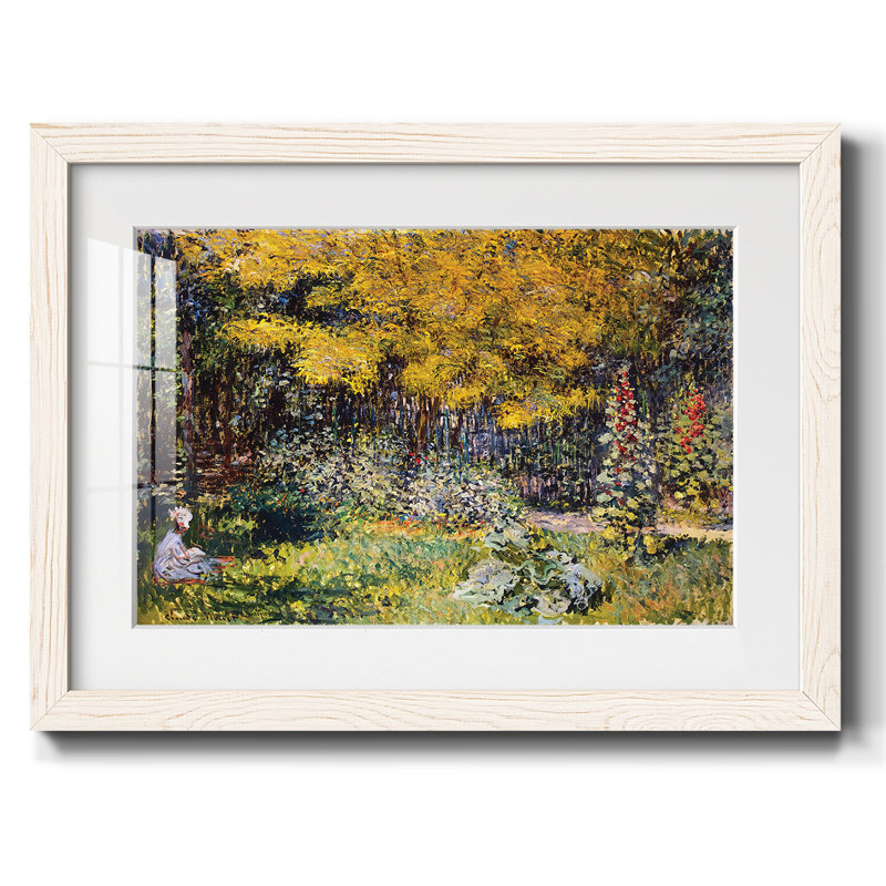 Le jardin. (Le Jardin), 1876, reproduction d'art sur papier, Blanc, H 14 po x l 20 po x P 1,5 po