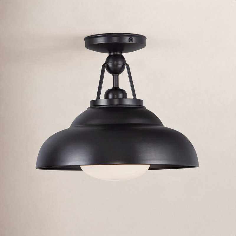 Palmetto Semi Flush Mount, Urban Bronze