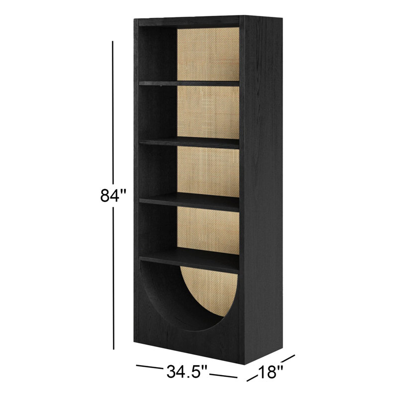 Higgs Bookcase, Brushed Ebony