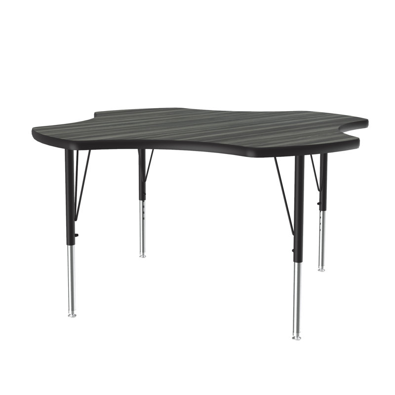 Table d'activités à hauteur réglable, Bois flottant de la Nouvelle-Angleterre
