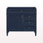 Meuble-lavabo de 36 po sans lavabo supérieur, armoire de rangement moderne avec 2 tiroirs et un tiroir basculant, structure en bois massif-1332947723